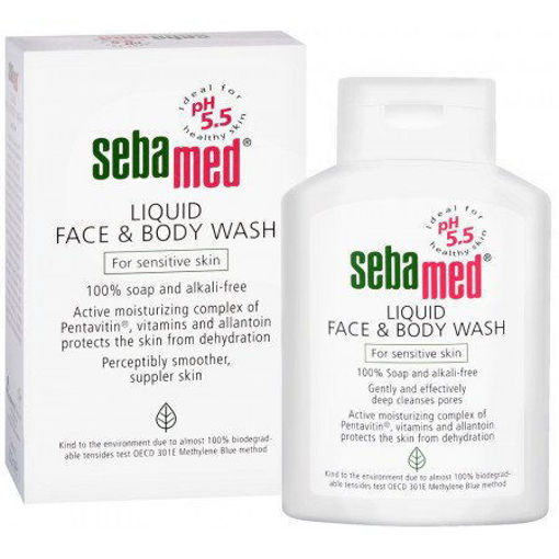 Picture of SEBAMED LIQUID FACE & BODY WASH 200ML