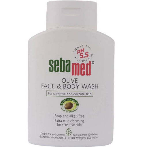 Picture of SEBAMED OLIVE FACE & BODY WASH  200ML