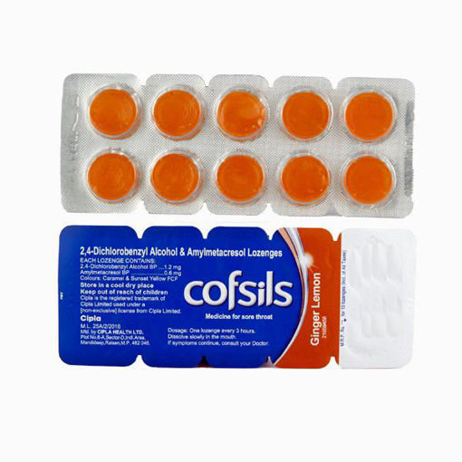 Picture of COFSILS GINGER LOZENGES