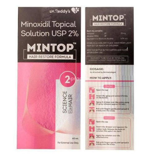 Picture of MINTOP 2% HAIR RESTORE FORMULA 60ML