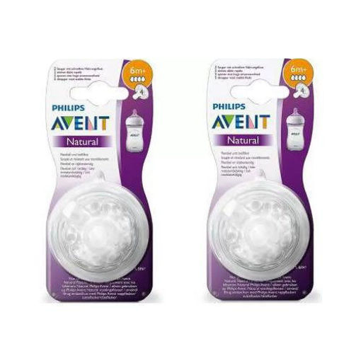 Picture of PHILIPS AVENT NATURAL NIPPLE 6M+  1*2