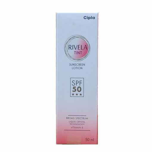 Picture of RIVELA TINT SUNSCREEN LOTION SPF50+ 50ML