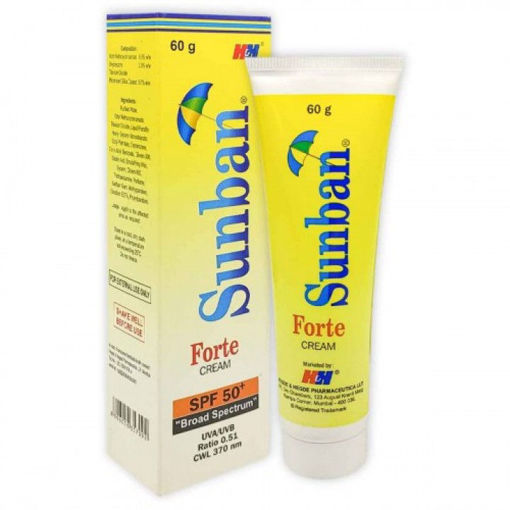 Picture of SUNBAN-FORTE CREAM SPF50+ 60G