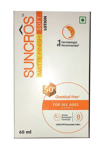 Picture of SUNCROS MATTE FINISH SOFT LOTION 50 SPF 60 ML