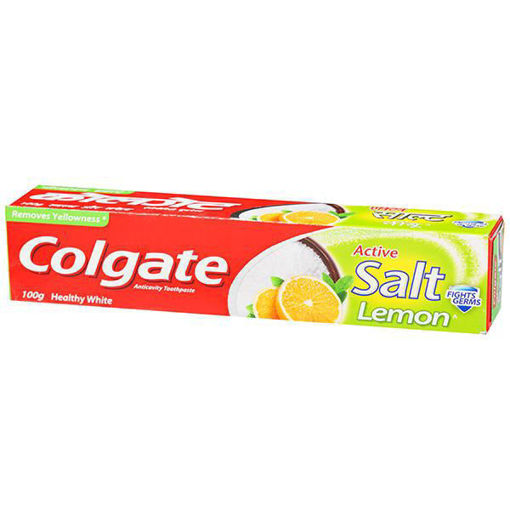 lemon with colgate