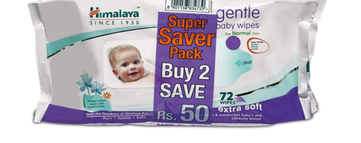 Picture of HIMALAYA BABY WIPES COMBO 1*72