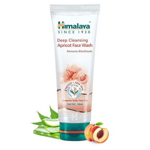 Picture of HIMALAYA DEEP CLEANSING APRICOT FACE WASH 50ML