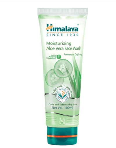 Picture of HIMALAYA MOISTURIZING ALOE VERA FACE WASH 100ML