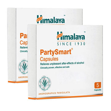 HIMALAYA HERBALS PARTYSMART CAPSULES PARTY SMART (5 CAPS)