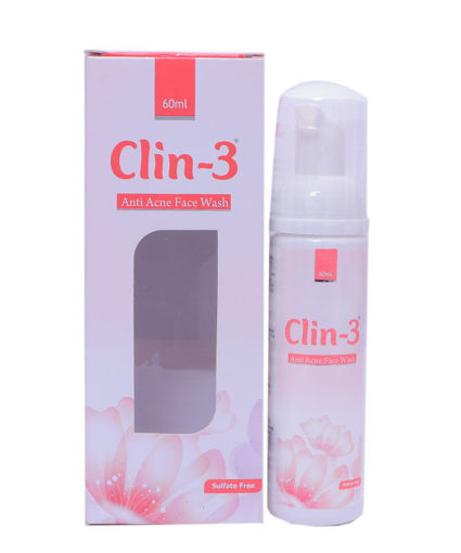 Picture of CLIN 3 ANTI ACNE FACE WASH 60ML