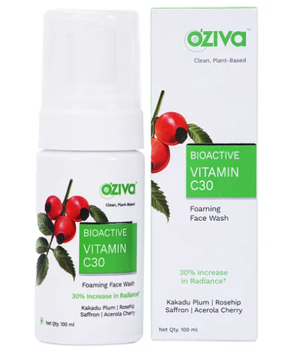 Picture of OZIVA BIOACTIVE VITAMIN C30 FOAMING FACE WASH 100ML