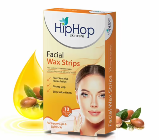 Picture of HIPHOP SKIN CARE FACIAL WAX STRIPS (10 STRIPS)