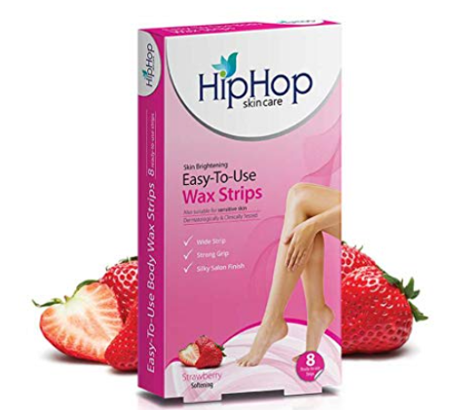 Picture of HIPHOP SKIN CARE EASY TO USE WAX STRIPS STRAWBERRY SOFTENING 8STRIPS