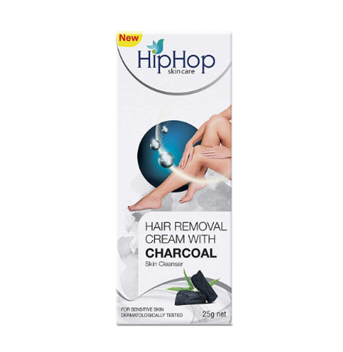 Picture of HIPHOP SKIN CARE HAIR REMOVAL CREAM WITH CHARCOAL 25G
