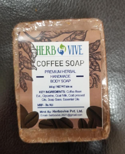 Picture of HERBOVIVECOFFEE SOAP 100G