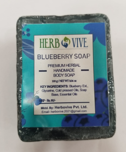 Picture of HERBOVIVE BLUEBERRY SOAP 100G