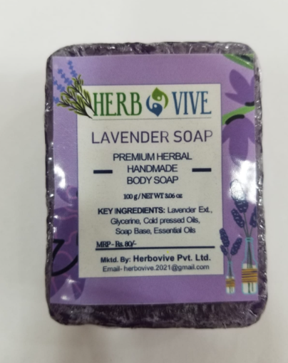 Picture of HERBOVIVE LAVENDER SOAP 100G