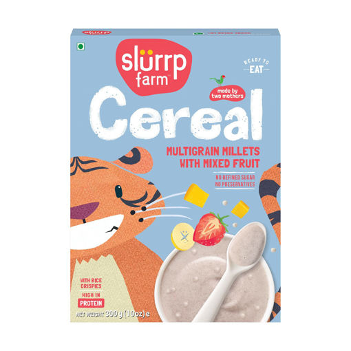 Picture of SLURRP FARM BABY CEREAL MULTIGRAIN MILLETS WITH MIXED FRUIT 300G