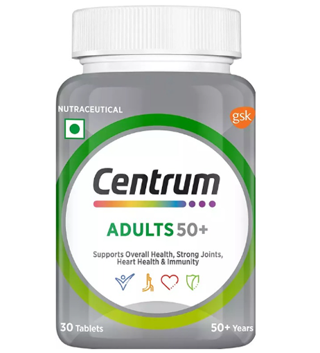 Picture of CENTRUM ADULTS 50+ TABLET- 30 TABLET