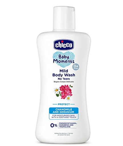 Picture of CHICCO BABY MOMENTS MILD BODY WASH PROTECT 200ML