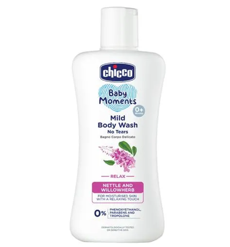 Picture of CHICCO BABY MOMENTS MILD BODY WASH RELAX 200ML