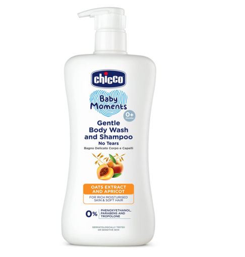 Picture of CHICCO BABY GENTLE BODY WASH AND SHAMPO 500ML