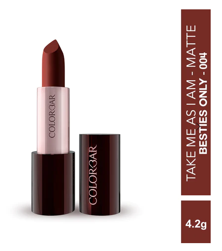 Picture of COLORBAR MADE FOR MAGIC TAKE ME AS I AM VEGAN MATTE LIPSTICK BESTIES ONLY 004 4.2G