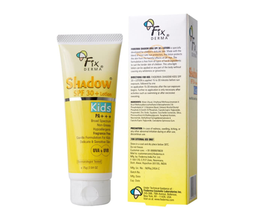 Picture of FIXDERMA SHADOW SPF 30+ LOTION KIDS 75G
