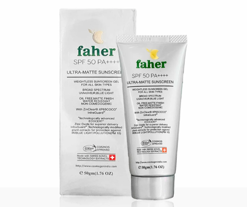 Picture of FAHER SPF 50 PA++++ ULTRA MATTE SUNSCREEN 50G