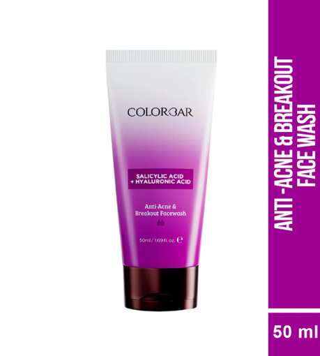 Picture of COLORBAR ANTI ACNE & BREAKOUT FACE WASH 50ML