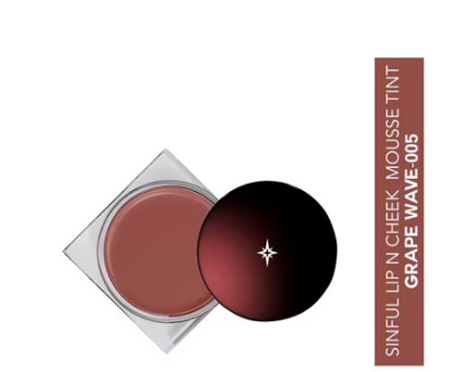 Picture of COLORBAR SINFUL LIP N CHEEK MOUSSE TINT (GRAPE WAVE-005)