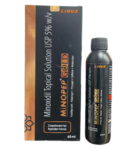 Picture of MINOPEP 5% GOLD SOLUTION 60ML