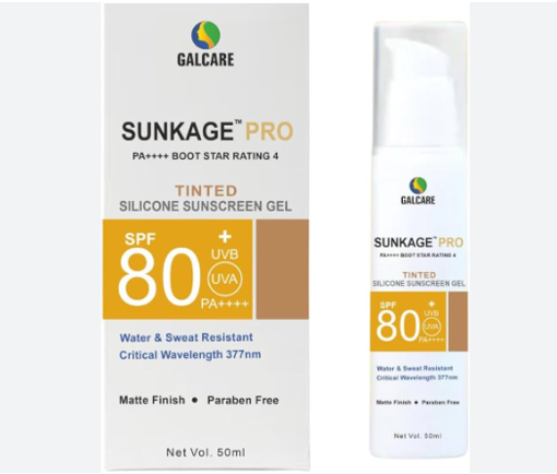 Picture of SUNKAGE PRO TINTED MEDIUM SILICONE SUNSCREEN GEL 50ML